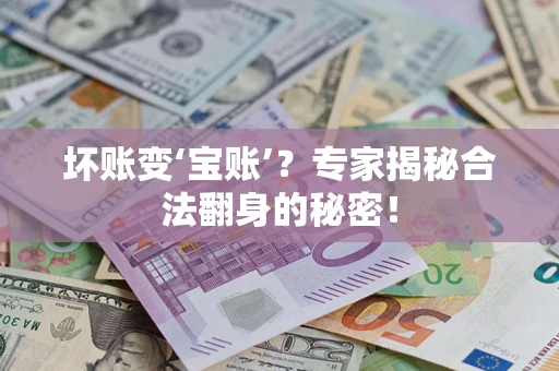 济南坏账变‘宝账’？专家揭秘合法翻身的秘密！