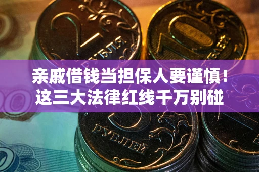 济南亲戚借钱当担保人要谨慎！这三大法律红线千万别碰