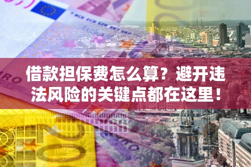 济南借款担保费怎么算？避开违法风险的关键点都在这里！