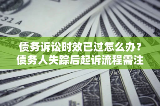 济南债务诉讼时效已过怎么办？债务人失踪后起诉流程需注意什么？