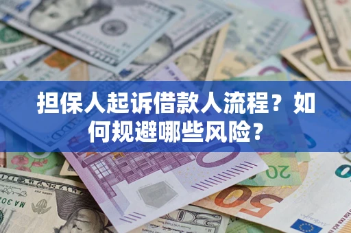 济南担保人起诉借款人流程？如何规避哪些风险？