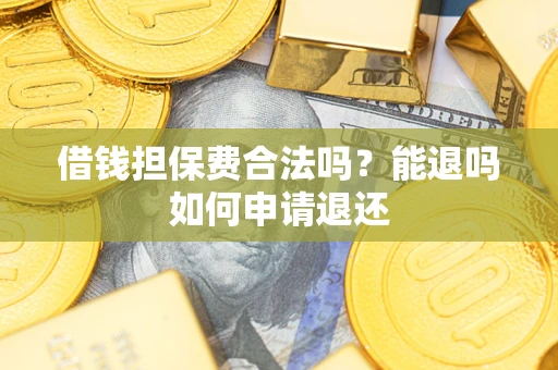 济南借钱担保费合法吗？能退吗如何申请退还